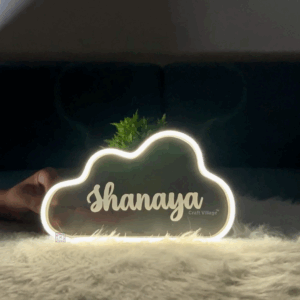 Personalized Name Cloud Lamp with Neon LED Light